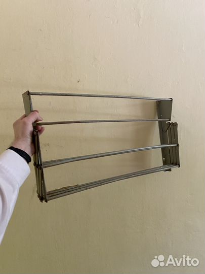 Сушилка для белья раздвижная на стену