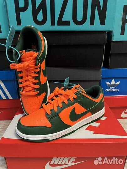 Nike dunk low retro “miami hurricanes”
