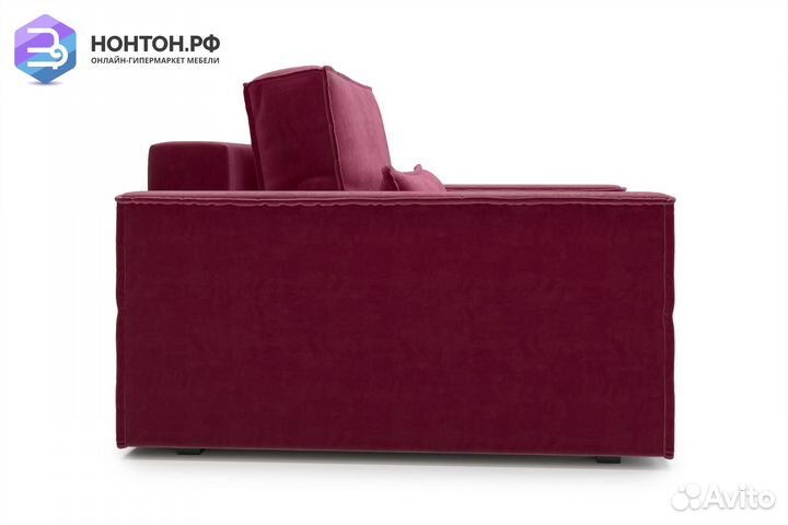 Кресло тик-так Сохо бордовое