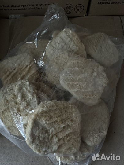 Куриная котлета в сухариках малая