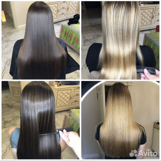 Кератин, ботокс, нанопластика волос