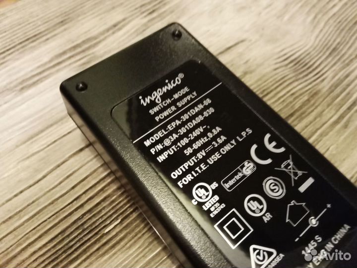 Блок питания 8V 3.6A EPA-301DAN-08 для терминала