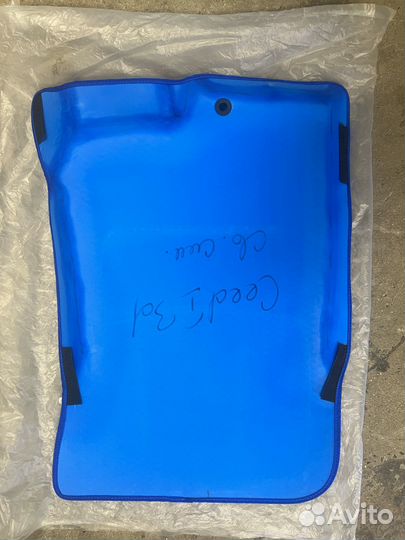 Автомобильные коврики kia ceed Ева 3d с бортами