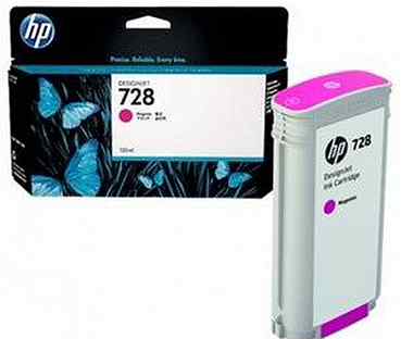 Картридж HP 728 F9J66A 130-ml Magenta