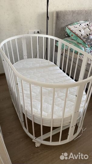 Детская кроватка круглая