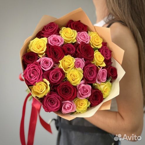 Букет цветов роз 31 штука