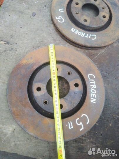 Диск тормозной передний Citroen C5 рест. 2005