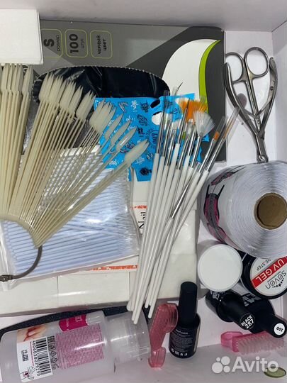 Все для маникюра и наращивания набор