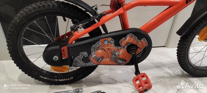 Детский четырёхколёсный велосипед btwin 16