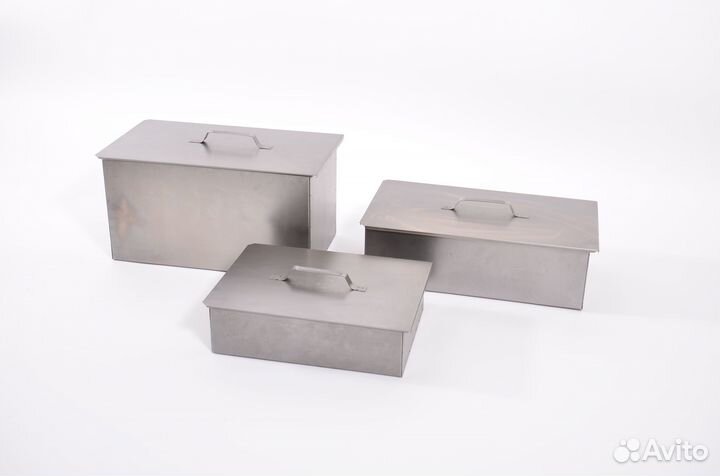 Коптильня из нержавеющий стали двухярусная D480mm