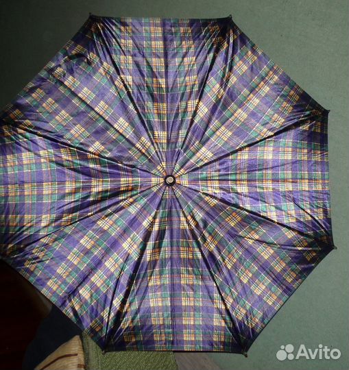 Зонт Трость Винтаж Дерево, Нейлон