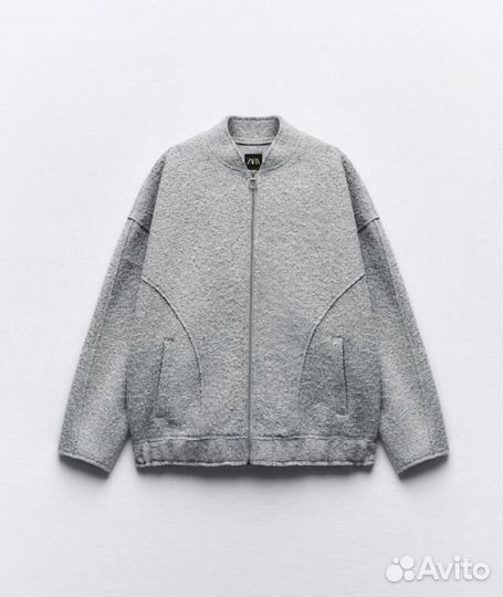 Бомбер zara букле новый