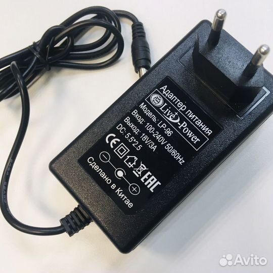 Блок питания LP- 96 (18V,3A) штекер 5,5*2,5