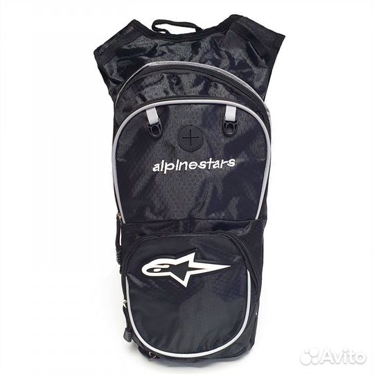 Мото рюкзак Alpinestars (mod:B-5, гидратор, белый)