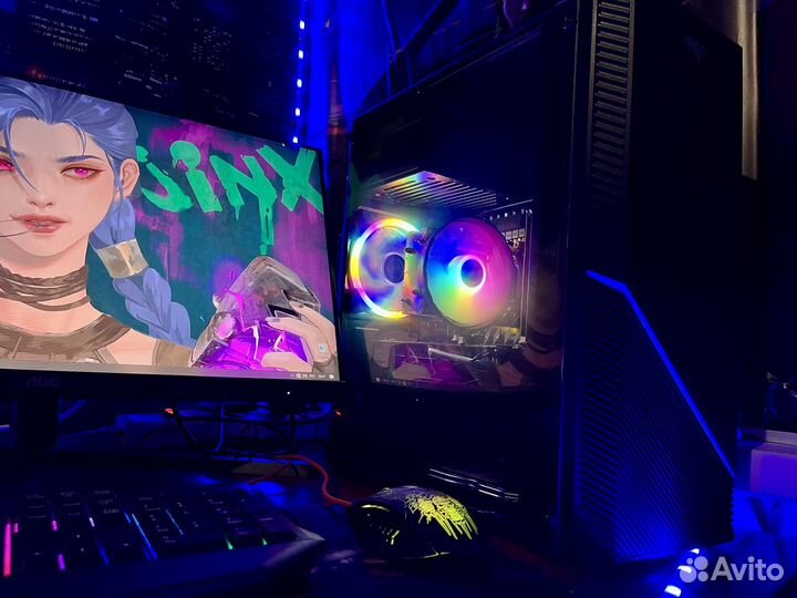 Мощный игровой компьютер RX 580