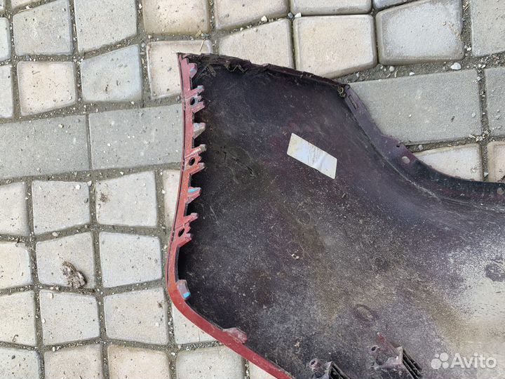 Задний бампер на Kia Rio 4 X-Line 2017-2020