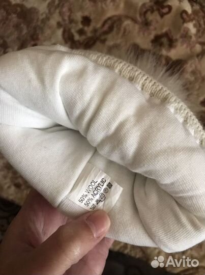 Шапки зимние для новорожденного