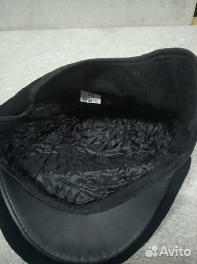 Кепка теплая (велюр) новая