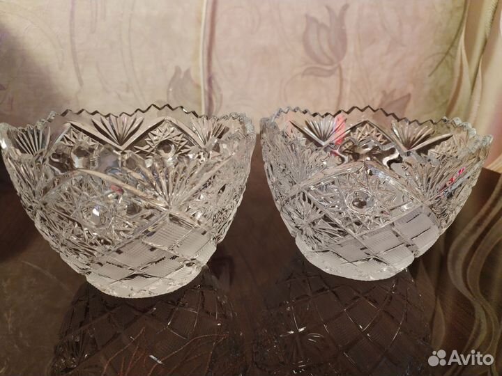 Ваза хрустальная