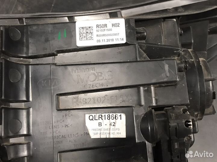 Фара правая Sportage 2019-2023 арт: 92102F1500