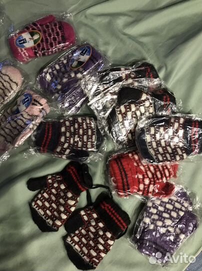 Варежки детские