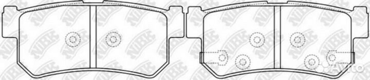 Nibk PN0440 Колодки NiBK PN0440