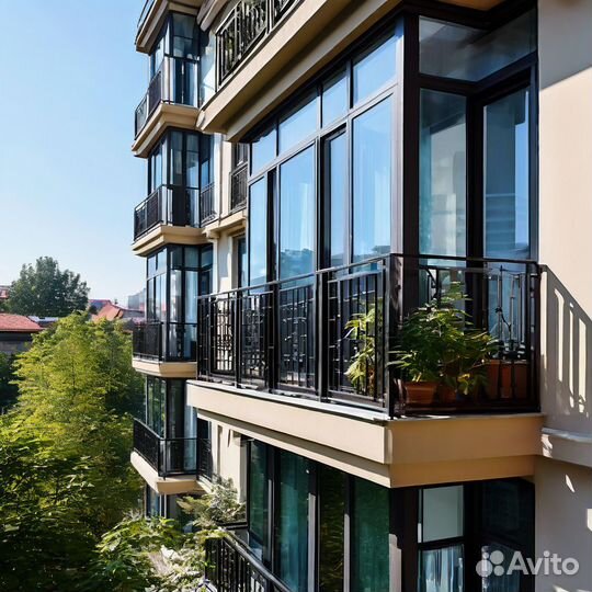 Окна балконы