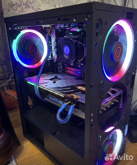 Игровой пк i7 rx580 8 гигабайт