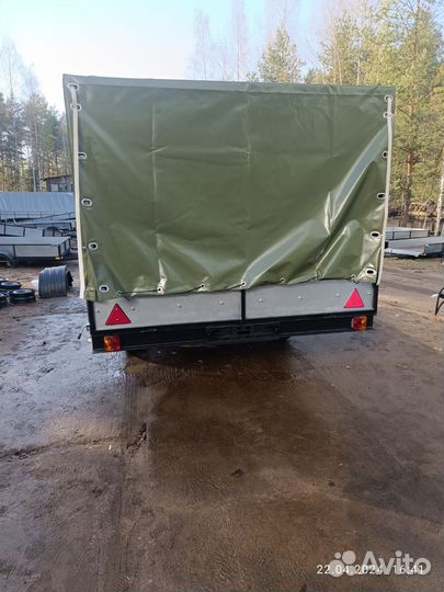 Прицеп 4.0-2.0двухосный с подрамником