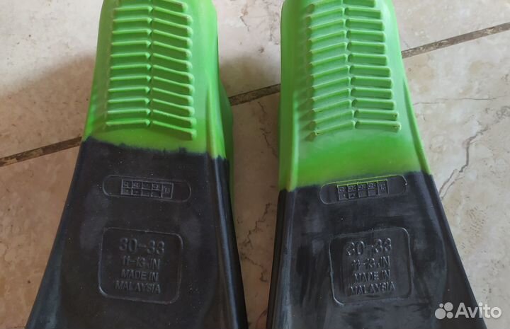 Детские тренировочные ласты MadWave размер 30-33