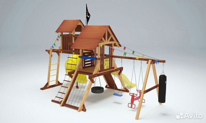 Детская игровая площадка уличная Савушка Люкс 14