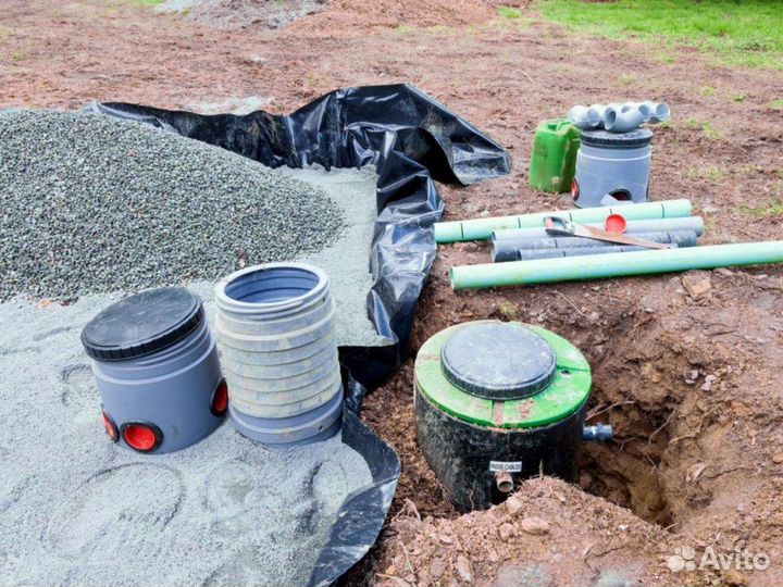 Септик эко Енот 8 дренажный