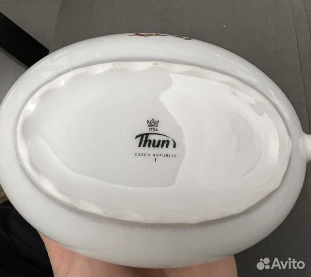 Сосусник Гуси чешский фарфор