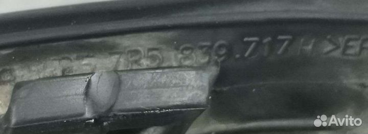 Porsche cayenne 958 уплотнитель резинка задняя лев