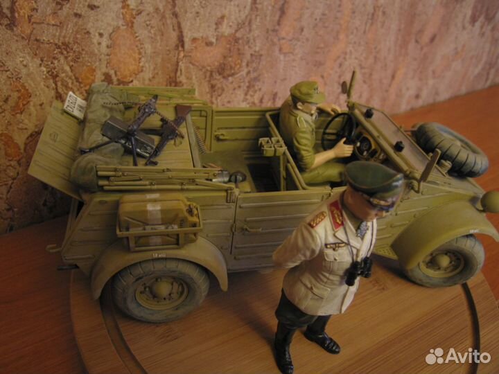 Tamiya 1/16 Rommel. Фигурка, масштаб 1/16