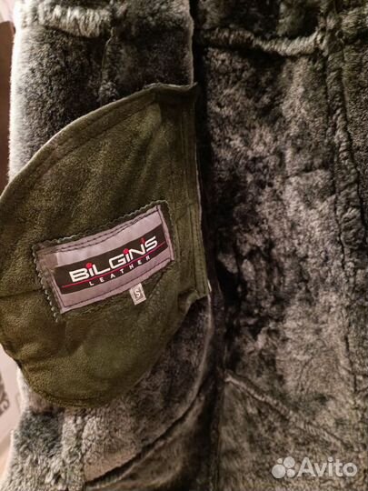 Дубленка Bilgin's натуральная женская с капюшоном