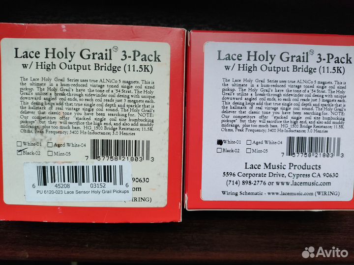 Звукосниматели Fender, Lace Sensor USA