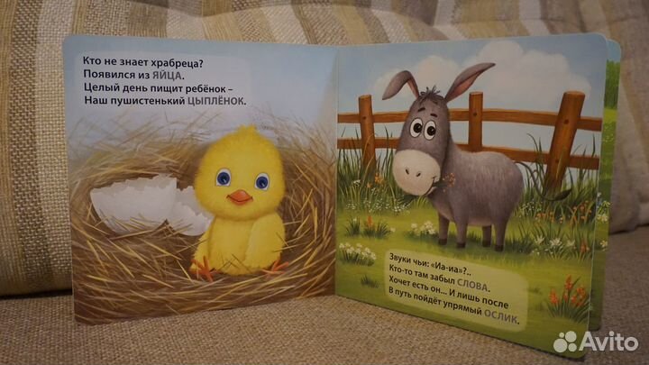 2 книжки-картонки про животных Е. Сосновский