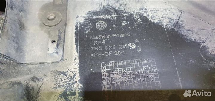 Защита антигравийная Volkswagen Caravelle 2009-20