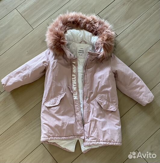 Куртка парка для девочки 122