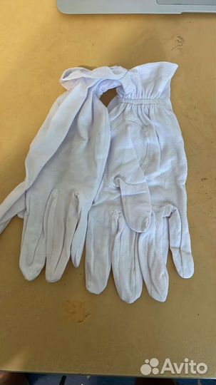Перчатки хб белые