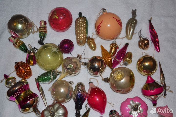 Советские новогодние игрушки