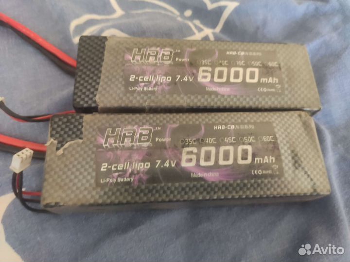 HRB 7,4 В 2S Lipo аккумуляторы