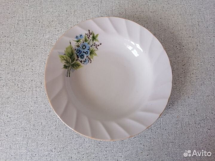 Столовый сервиз СССР. Большие блюда, тарелки