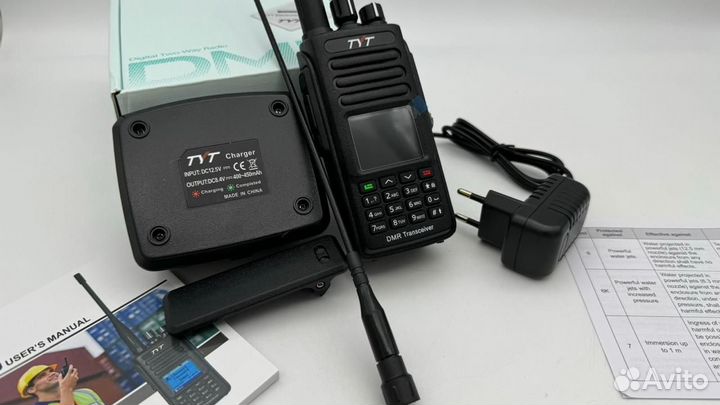 Мощная рация TYT MD-UV390 10W AES256 3600мАч