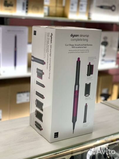 Стайлер dyson airwrap long Фиолетовый