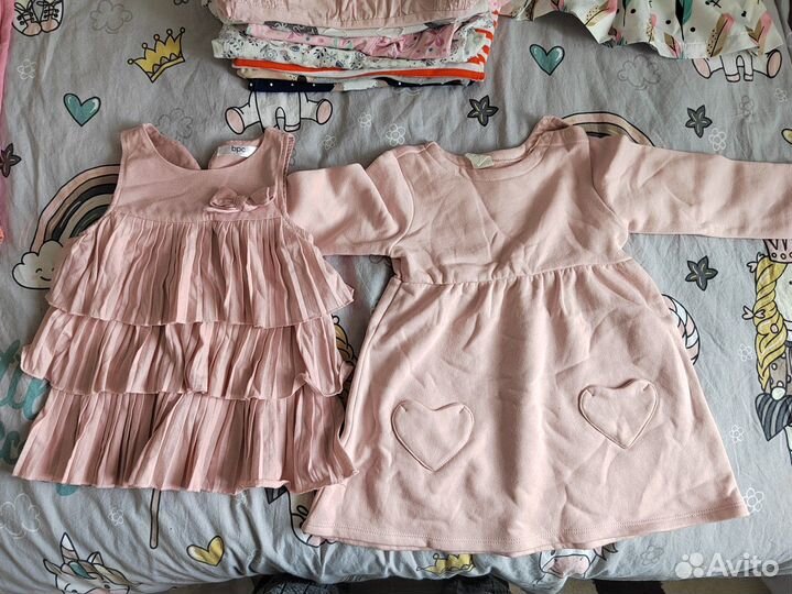 Вещи пакетом для девочки 86 92 zara hm