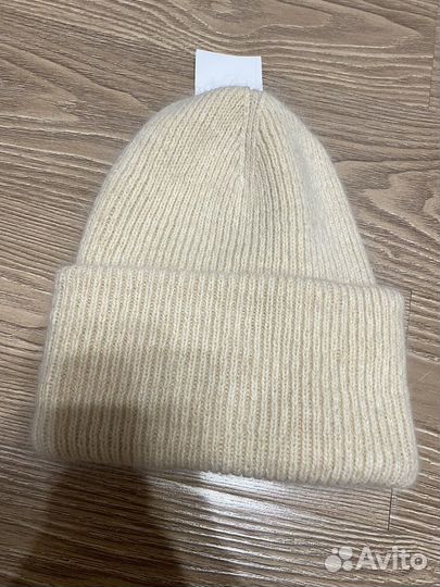 Шапка вязаная зимняя ангора шерсть вискоза