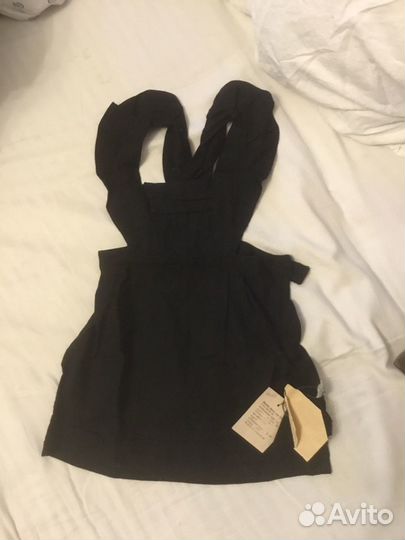 Фартук черный школьный новый 116/56