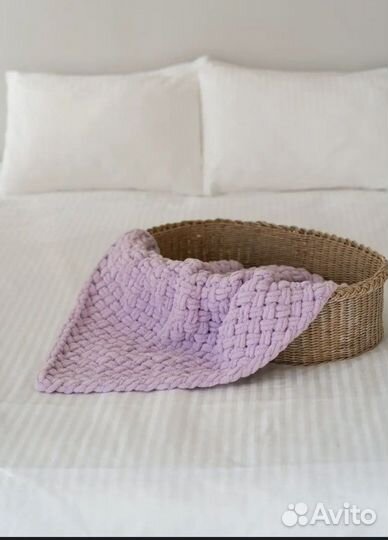 Плед детский плюшевый